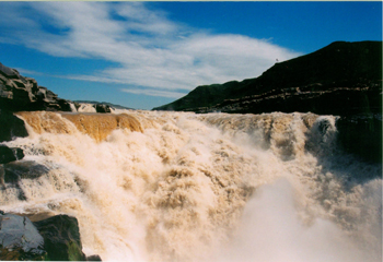 赞美黄河壶口瀑布现代诗(朗诵用)