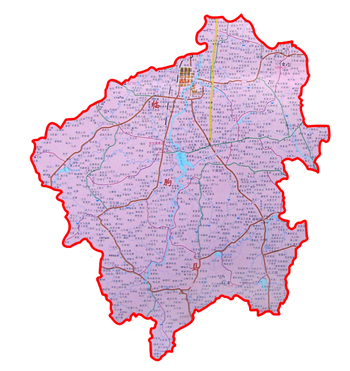 临朐县地图