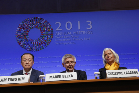 IMF世行年会呼吁发达国家谨慎退出QE 新华社