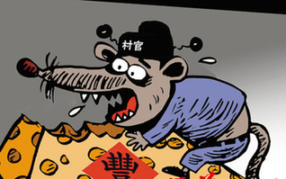 &ldquo;蝇贪&rdquo;扑面　硕鼠村官屡禁不止
